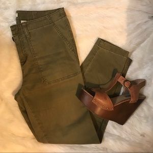Crop Army Pants - Stretch